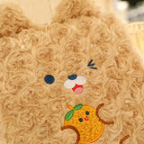 Bunny Plush 11-Inch Laptop Sleeve Case Soft Travel Bag