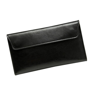 Soft Slim Leather Women Wallet Long Ladies Purse Thin Money Bag