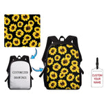 Sloth Pattern School Bag for Girls Orthopedic Kids Backpack