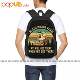 Sloth Running Hiking Team Backpack Large Capacity Print Bags