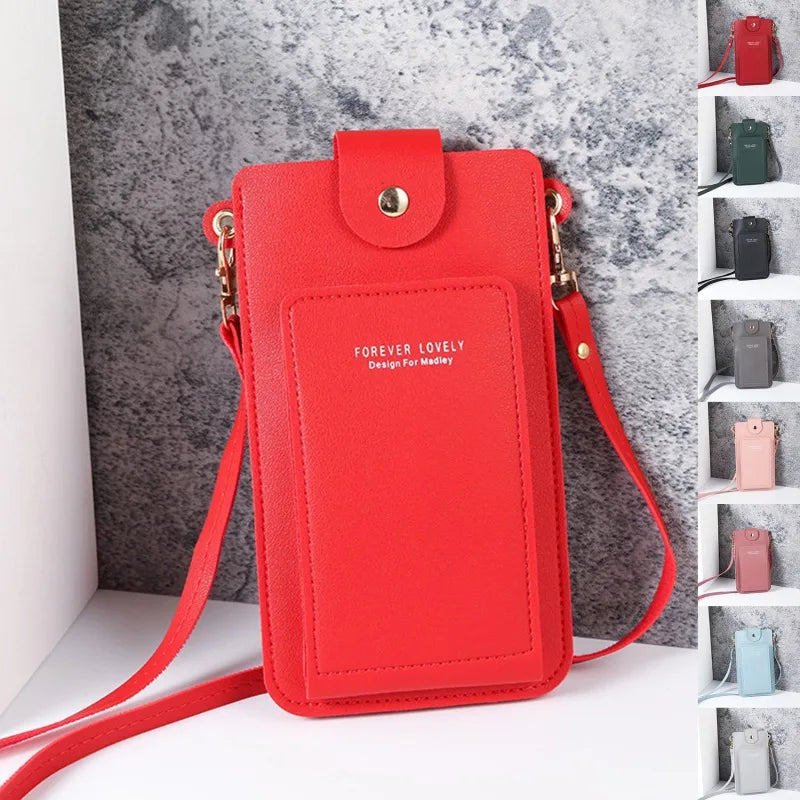 Small Crossbody Bags Women Mini PU Leather Shoulder Messenger Bag