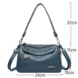 Vintage Soft Leather Women Shoulder Bags Messenger Bag