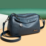 Vintage Soft Leather Women Shoulder Bags Messenger Bag