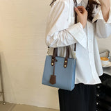 Women's Small Crossbody Tote Bag PU Leather Square Shoulder Bag