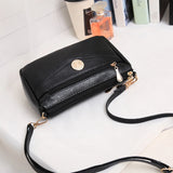 Soft Leather Shoulder Bag Crossbody Messenger Purse Clutch