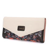 Small Garden Flowers Wallet Long Contrasting Envelope Bag