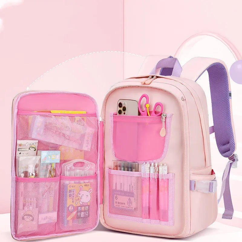 Small Girls Primary School Bag Backpacks For Children Satchel Book Bag