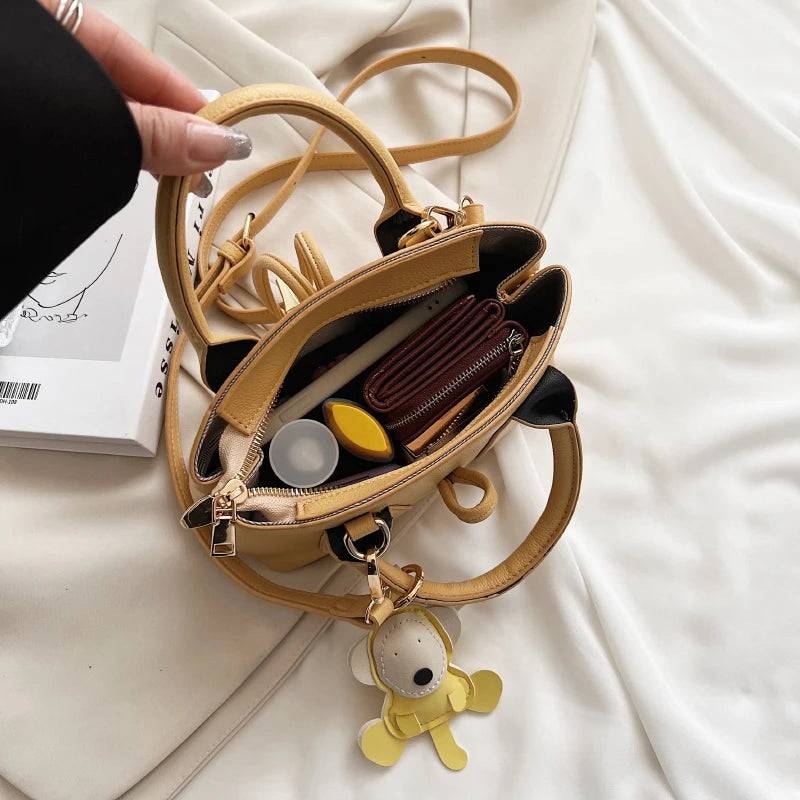 Women's Small PU Leather Crossbody Bags Lady Handbags and Purses