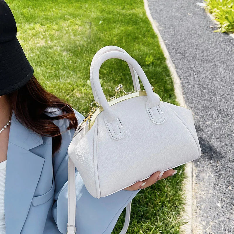 Small PU Leather Shell Shoulder Crossbody Bags Summer Lady Handbags
