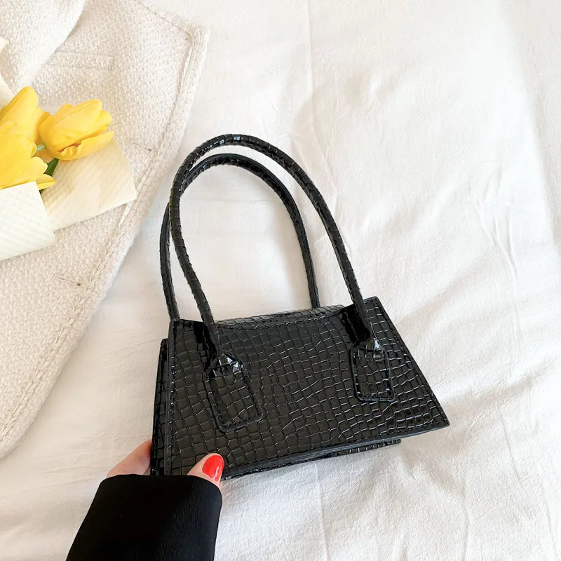 Women's Small PU Leather Shoulder Bag Handbag Purse