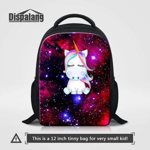 Kids Space Unicorn Print Backpack Kindergarten Schoolbag