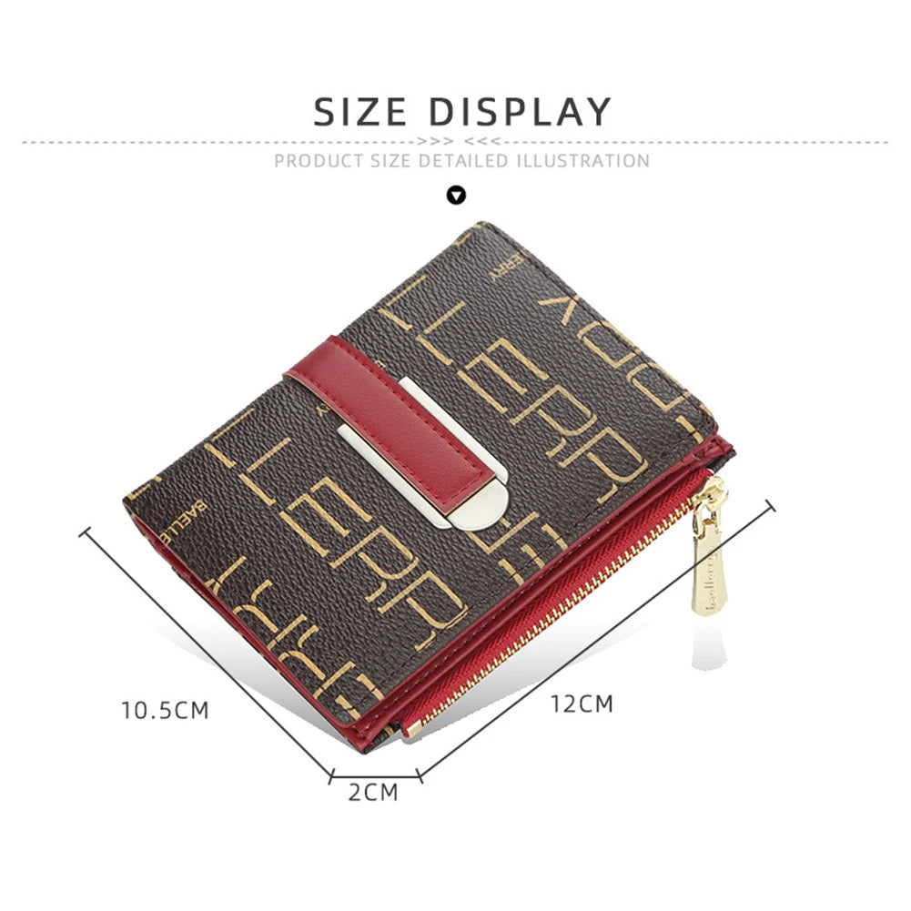 Small Lightweight Travel Money Purse with Zippered