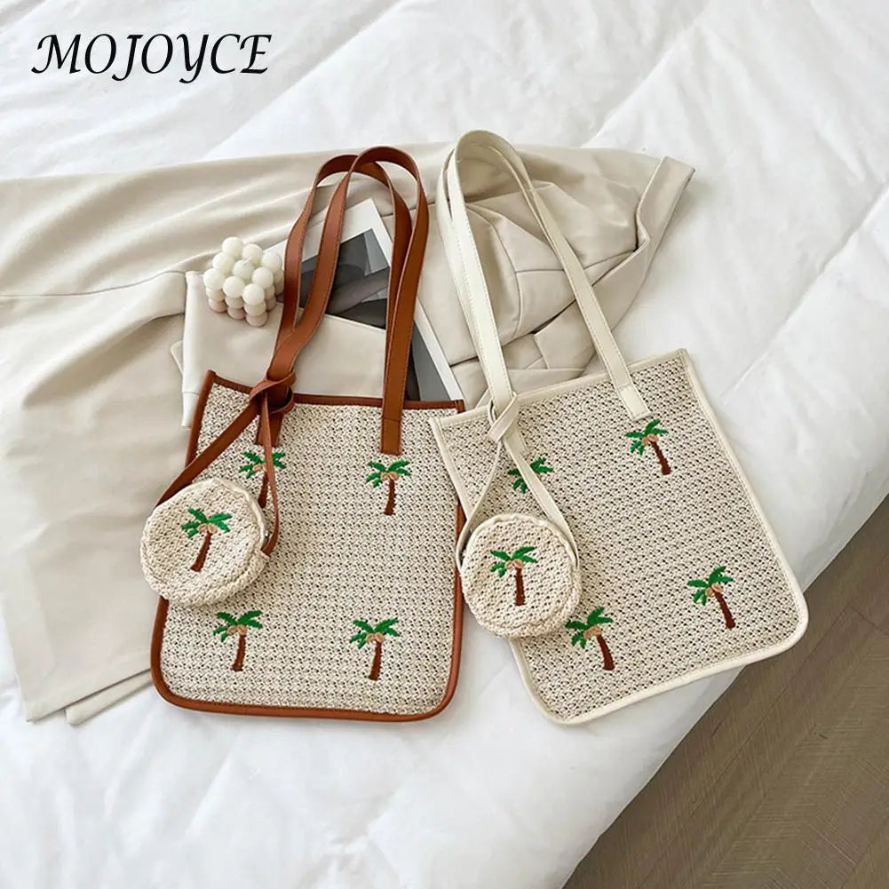 Women's Woven Crossbody Messenger Handbags