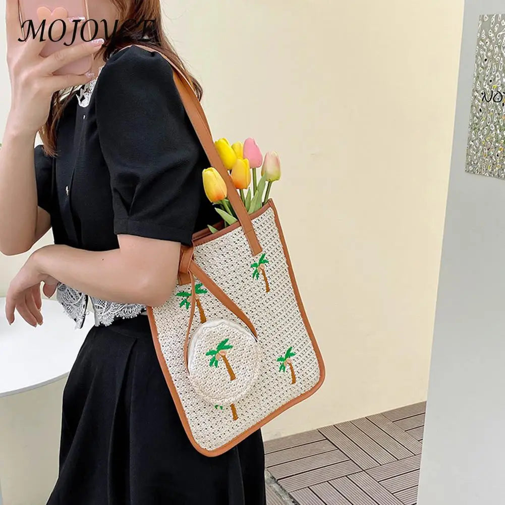 Women's Woven Crossbody Messenger Handbags