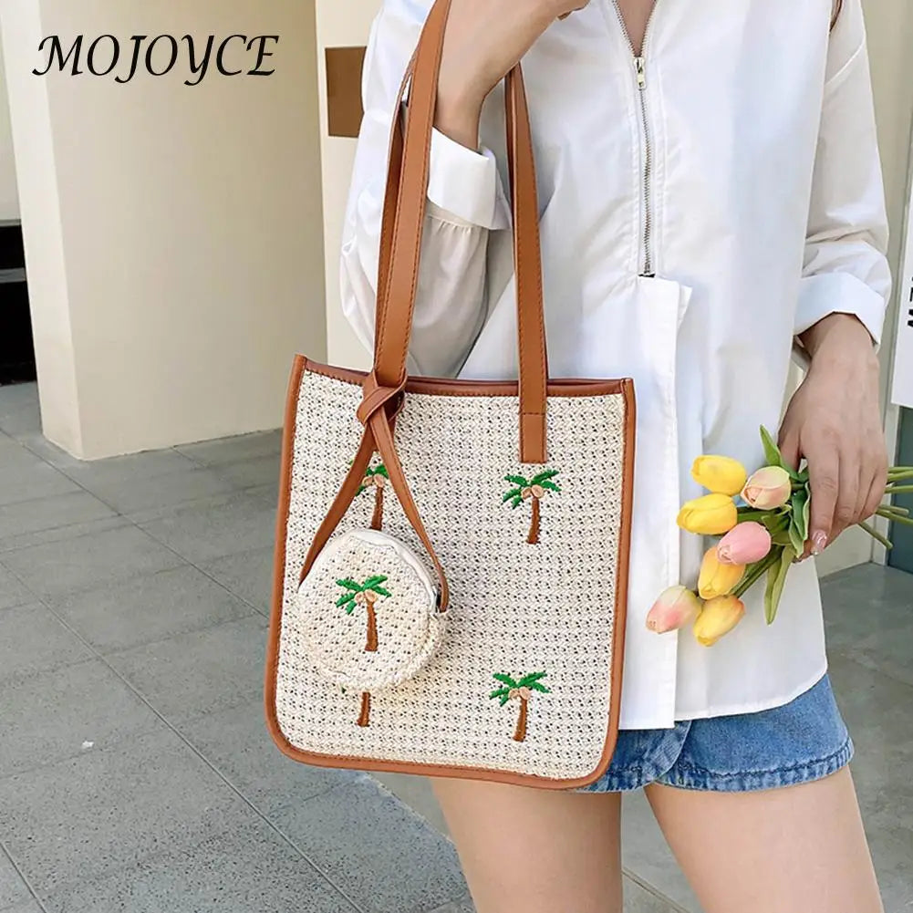 Women's Woven Crossbody Messenger Handbags