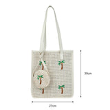 Women's Woven Crossbody Messenger Handbags