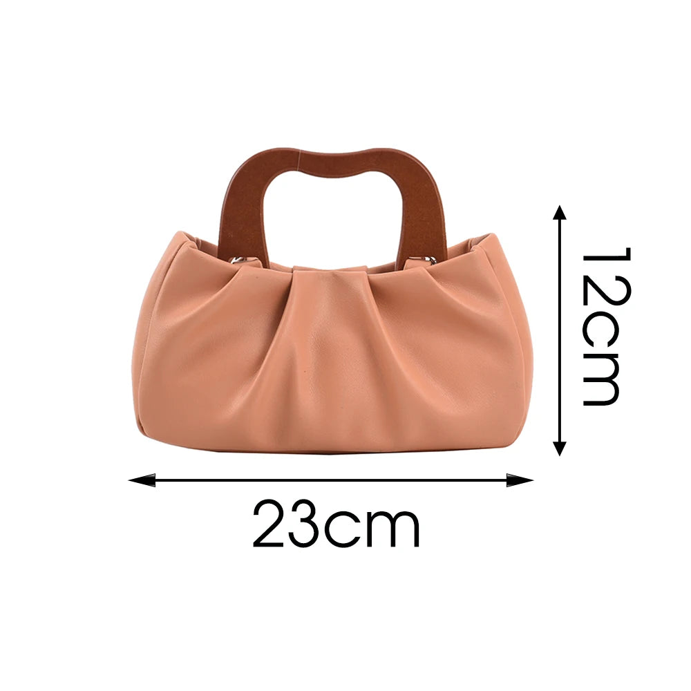 Small PU Leather Crossbody Bag for Women Chain Shoulder Purses
