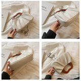 Small PU Leather Crossbody Bag for Women Chain Shoulder Purses
