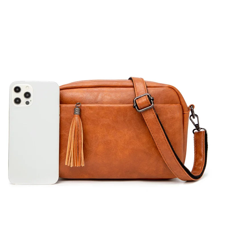 Vintage Crossbody Bag Retro Purses Pu Leather