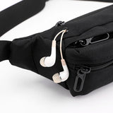 Nylon Chest Waist Pack Crossbody Bag Retro Casual Shoulder Bag