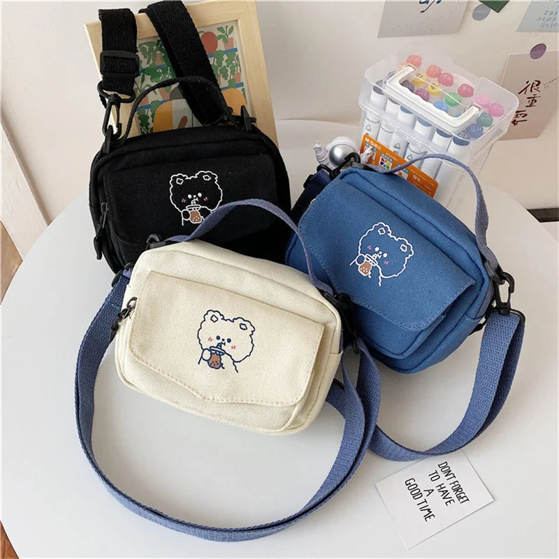 Mini Cartoon Print Shoulder Bag for Girl Purse