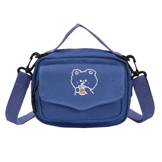 Mini Cartoon Print Shoulder Bag for Girl Purse