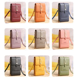 Small Women Handbag PU Leather Bag Touch Screen Phone Purse