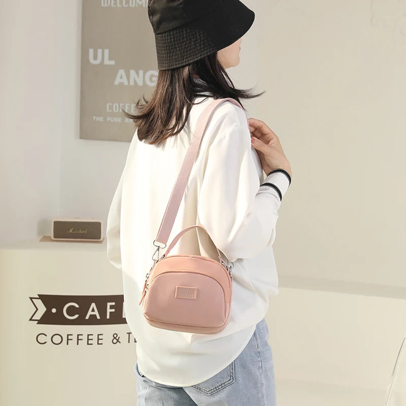Small Women's Shoulder Bag Girl Tote Crossbody Bags Nylon Ladies Messenger Bag