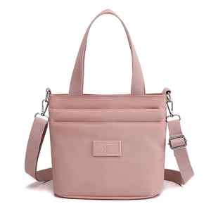 Nylon Multi-pocket Tote Crossbody Bag Female Travel Purse