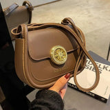 Small Women's Single Shoulder Crossbody Bag Wallet Texture Square Bag