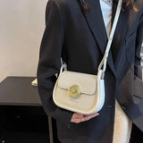 Small Women's Single Shoulder Crossbody Bag Wallet Texture Square Bag