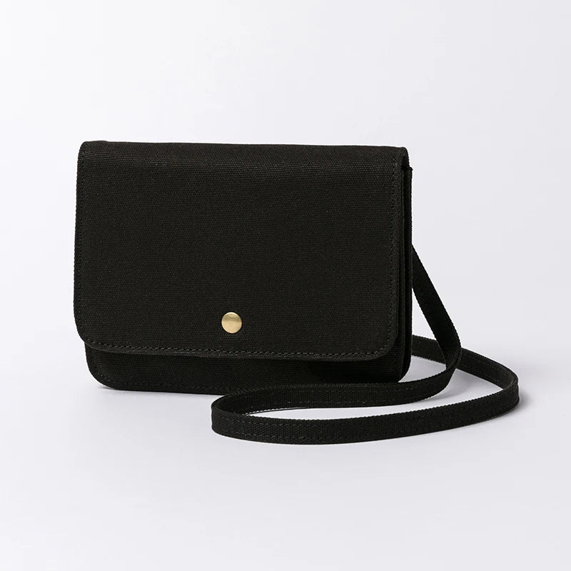 Small Square Bag Canvas Bag Japanese Style Female Sling Bag
