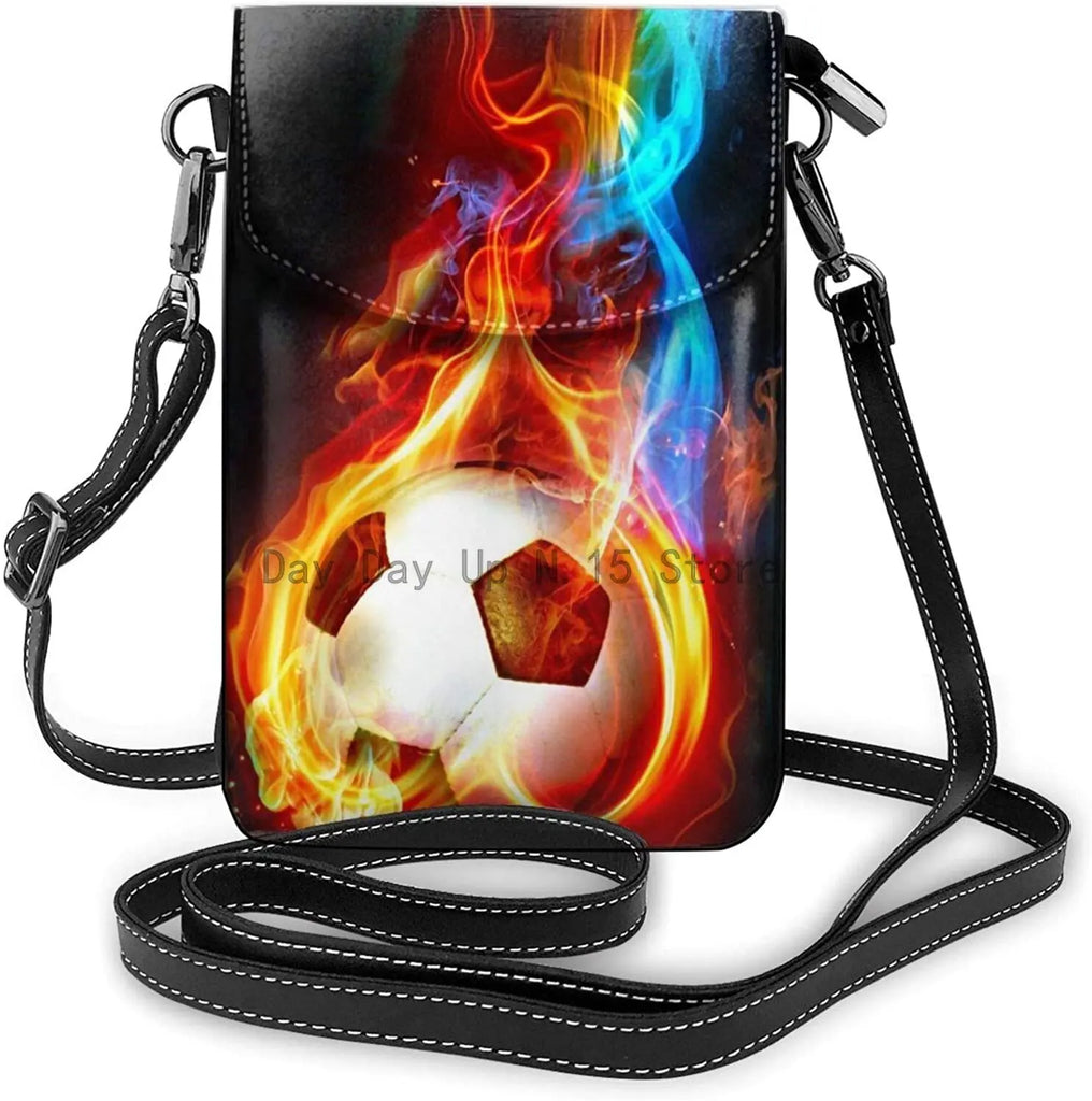 Soccer Cell Phone Purse Crossbody, Phone Bag, Shoulder Purse