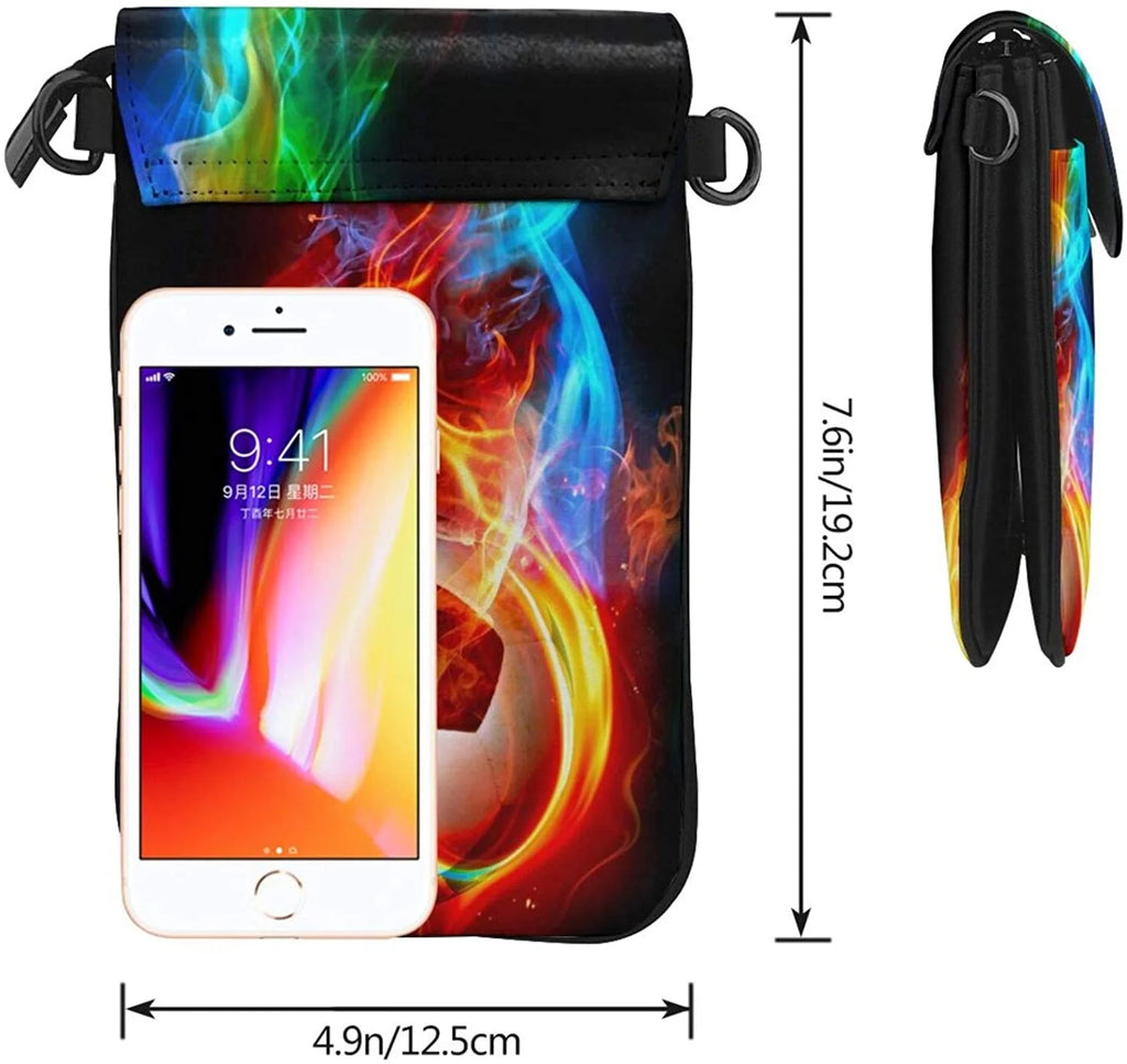 Soccer Cell Phone Purse Crossbody, Phone Bag, Shoulder Purse