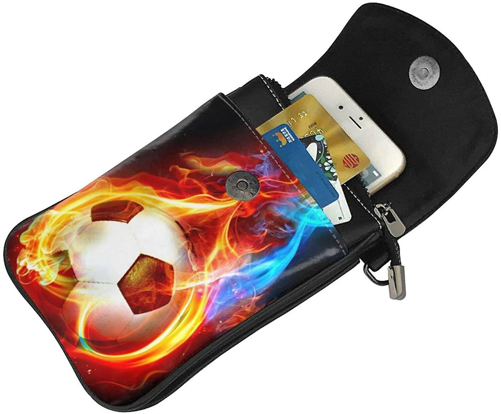 Soccer Cell Phone Purse Crossbody, Phone Bag, Shoulder Purse