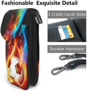 Soccer Cell Phone Purse Crossbody, Phone Bag, Shoulder Purse