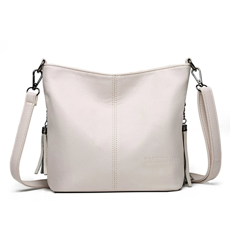 Soft Leather Crossbody Bags for Women Casual Shoulder Bag Tote Bag