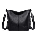 PU Leather Crossbody Bag Women Casual Shoulder Tote Handbag