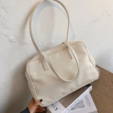 Soft PU Leather Shoulder Bags Large Capacity Shopping Bag for Women