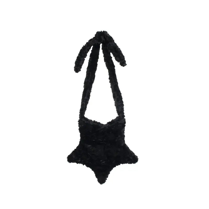 Plush Winter Crossbody Bag Strap Female Furry Shoulder Bags