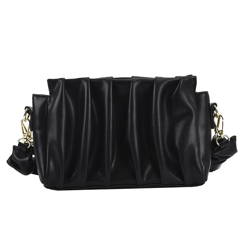 Soft Small PU Leather Crossbody Bag Casual Shoulder Handbag