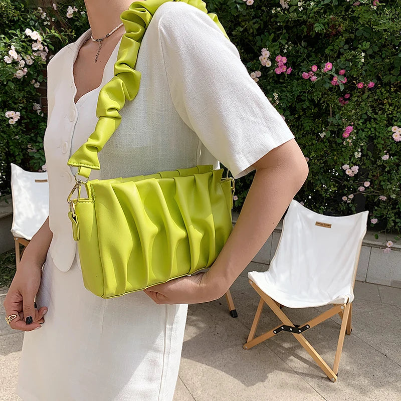 Soft Small PU Leather Crossbody Bag Casual Shoulder Handbag