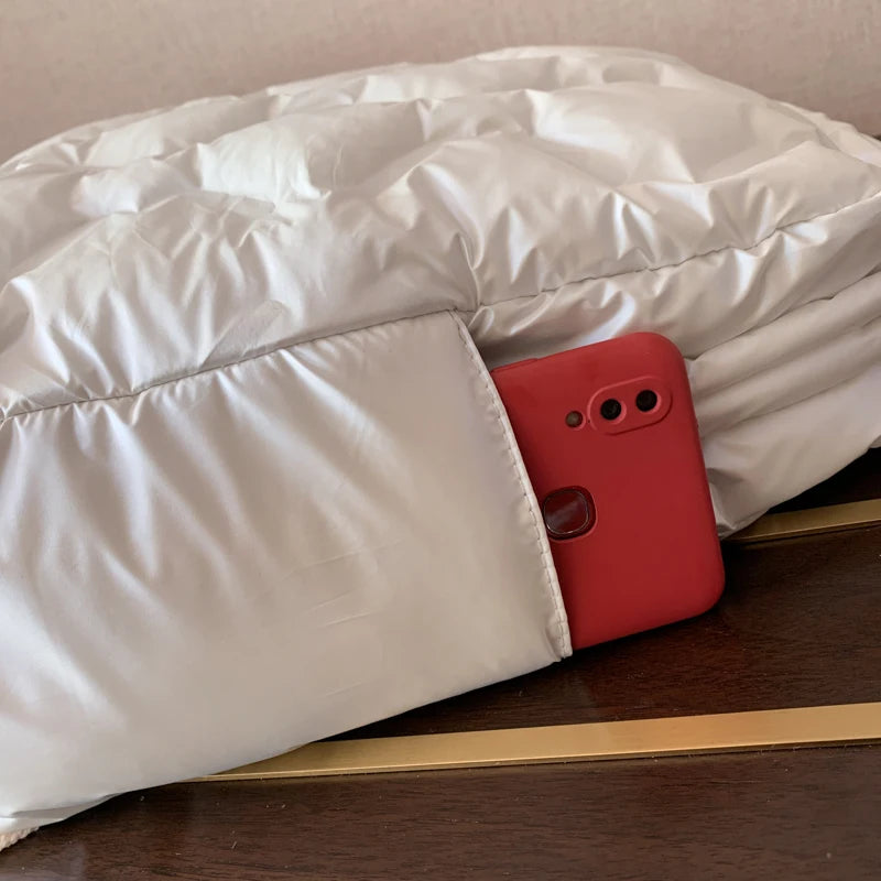 Soft Warm Space Down Backpacks for Fall and Winter