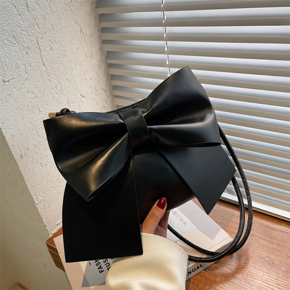 Big Bow-Knot Shoulder Bags for Women Handbags Office Ladies