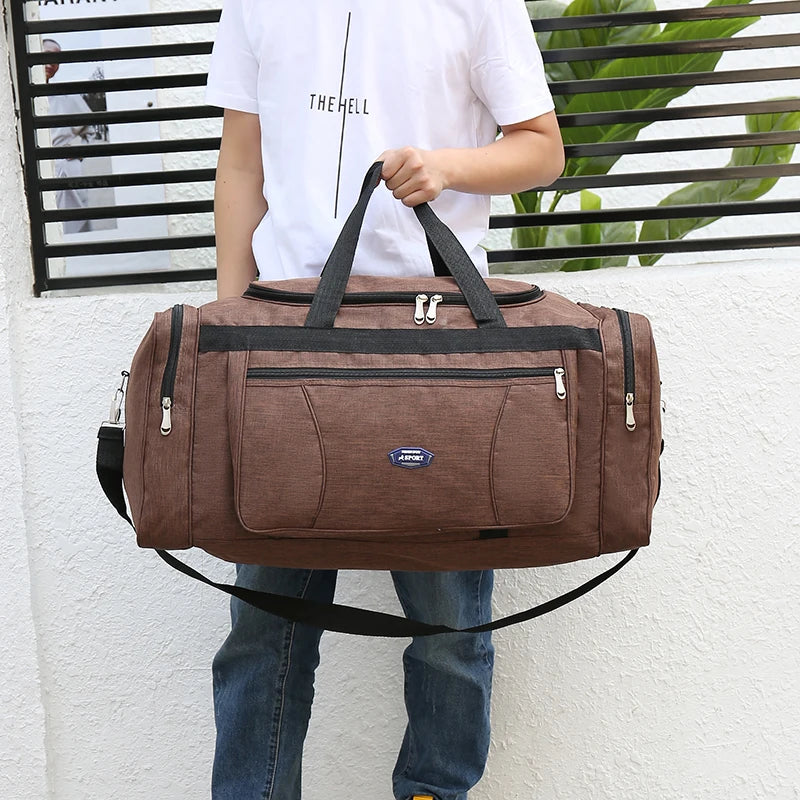 Casual Large-capacity Travel Bag Men's Shoulder Portable Storage Waterproof Bag