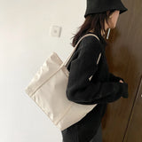 Casual Top-handle Bag Oxford Women Shoulder Bags Daily Large Capacity Handbags