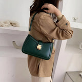 PU Leather Shoulder Bags for Women Small Travel Hand Bag