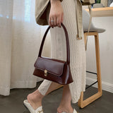 PU Leather Handbags Women Shoulder Bag Small Totes Lady Handbag