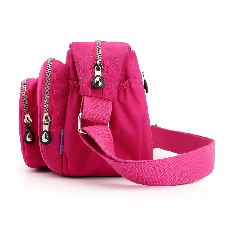 Casual Nylon Small Shoulder Messenger Bag for Women