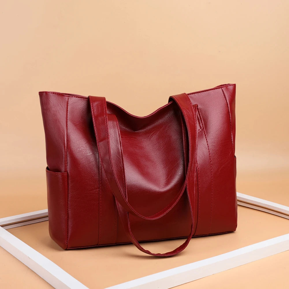 Stylish PU Leather Shoulder Messenger Bag for Women